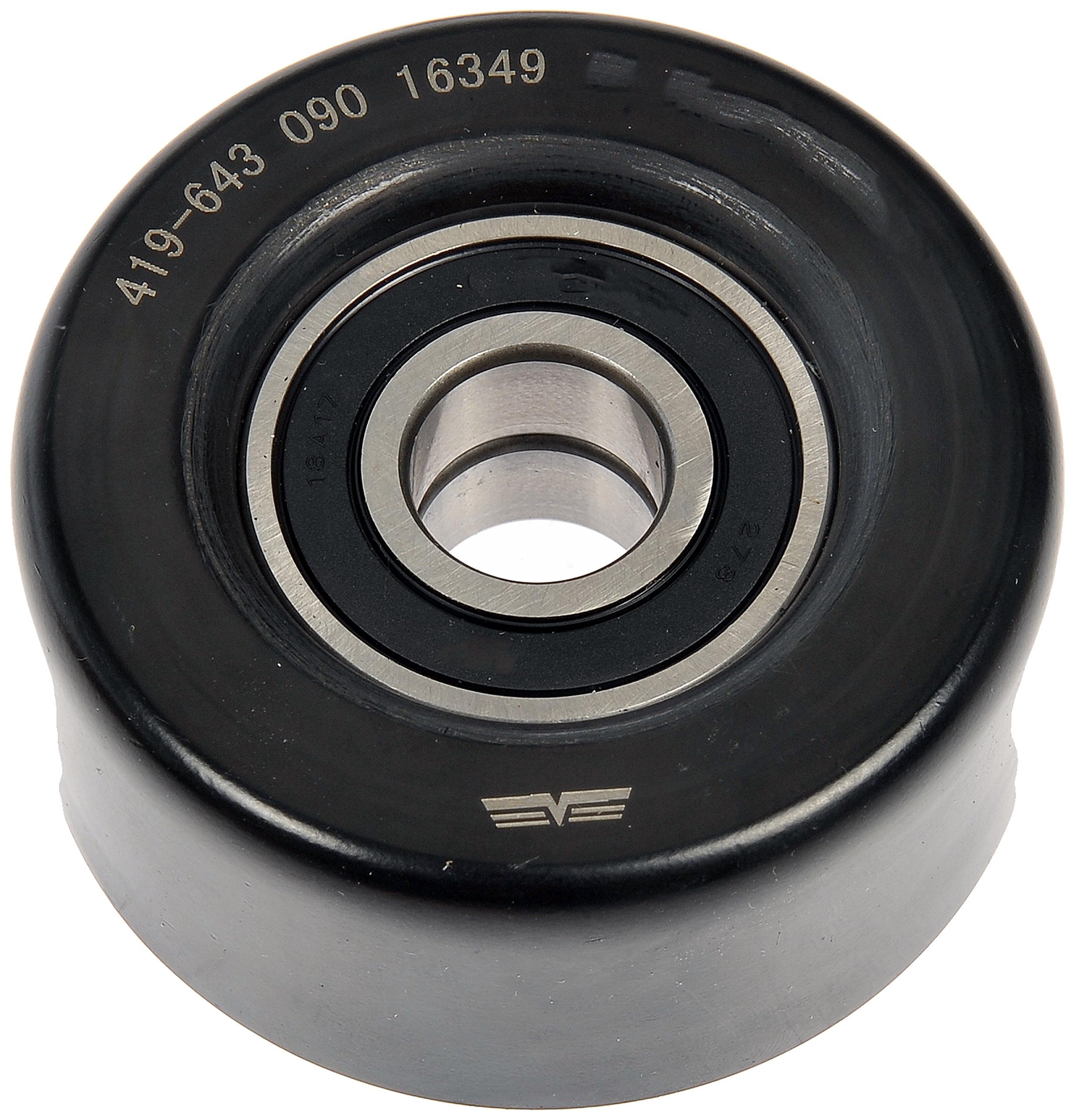 بكرة مساعدة لحزام المحرك من دورمان موديل ٤١٩-٦٤٣، مصممة للحفاظ على التوتر المناسب لنظام الحزام في المركبات المتوافقة. مصنوعة من مواد عالية الجودة ومتينة لضمان تشغيل سلس وأداء طويل الأمد.