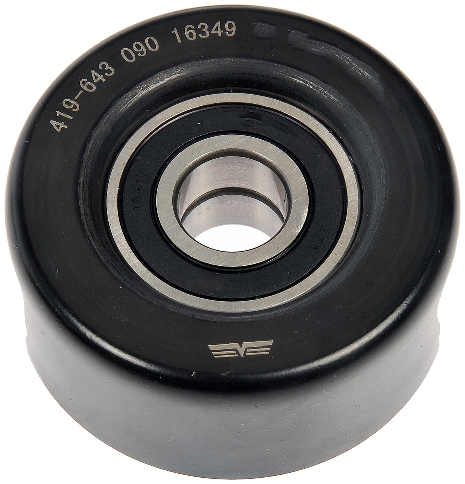 بكرة مساعدة لحزام المحرك من دورمان موديل ٤١٩-٦٤٣، مصممة للحفاظ على التوتر المناسب لنظام الحزام في المركبات المتوافقة. مصنوعة من مواد عالية الجودة ومتينة لضمان تشغيل سلس وأداء طويل الأمد.