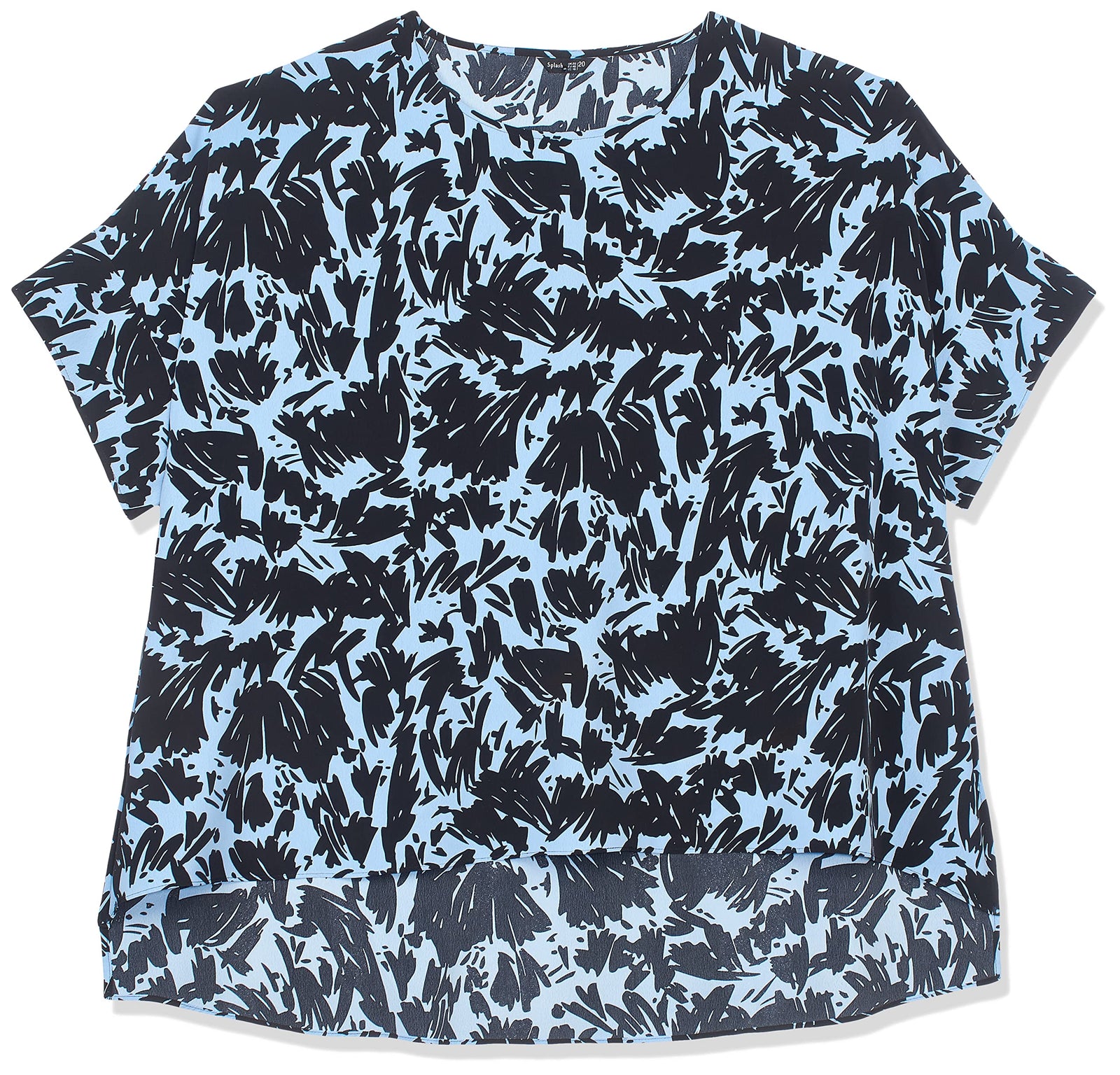 Female SP-Splash XXL Regular Shirts and Blouses-7100327 AOP BLOUSE