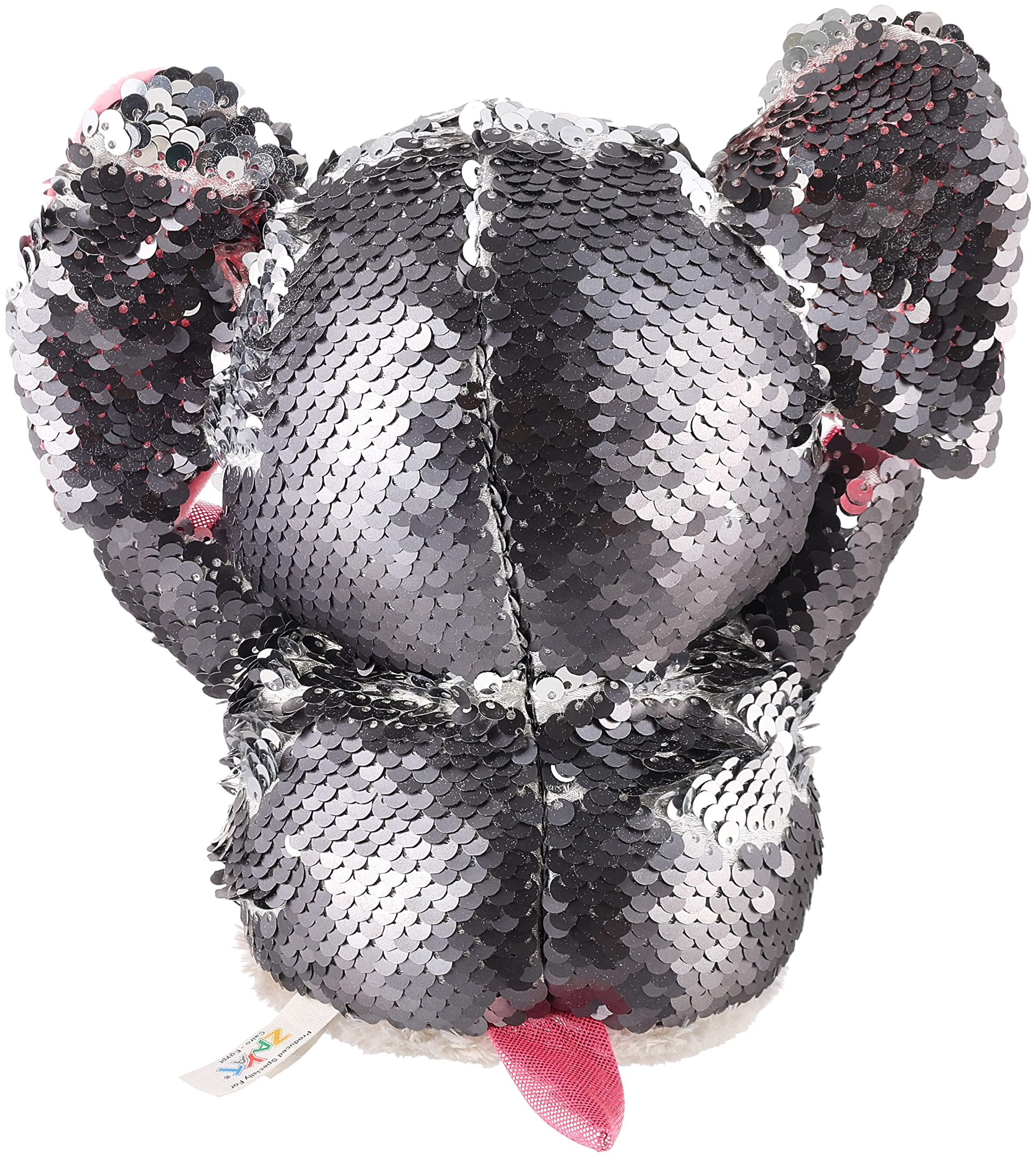 Glitter motsu rabbit soft plush toy - multi color