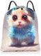 TAT DRAWSTRING BAG - 771, MultiColor, Large - Safqqa