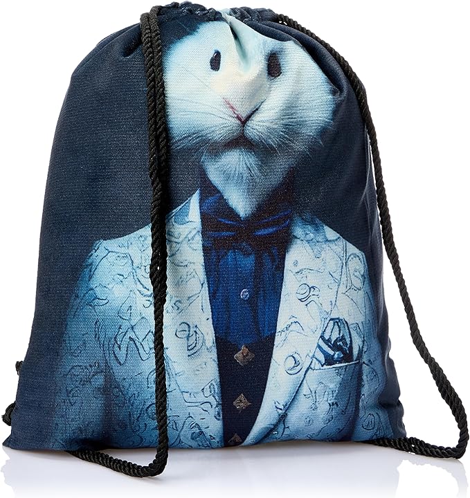 TAT Printed DRAWSTRING BAG,Lightweight and compact for daily use.