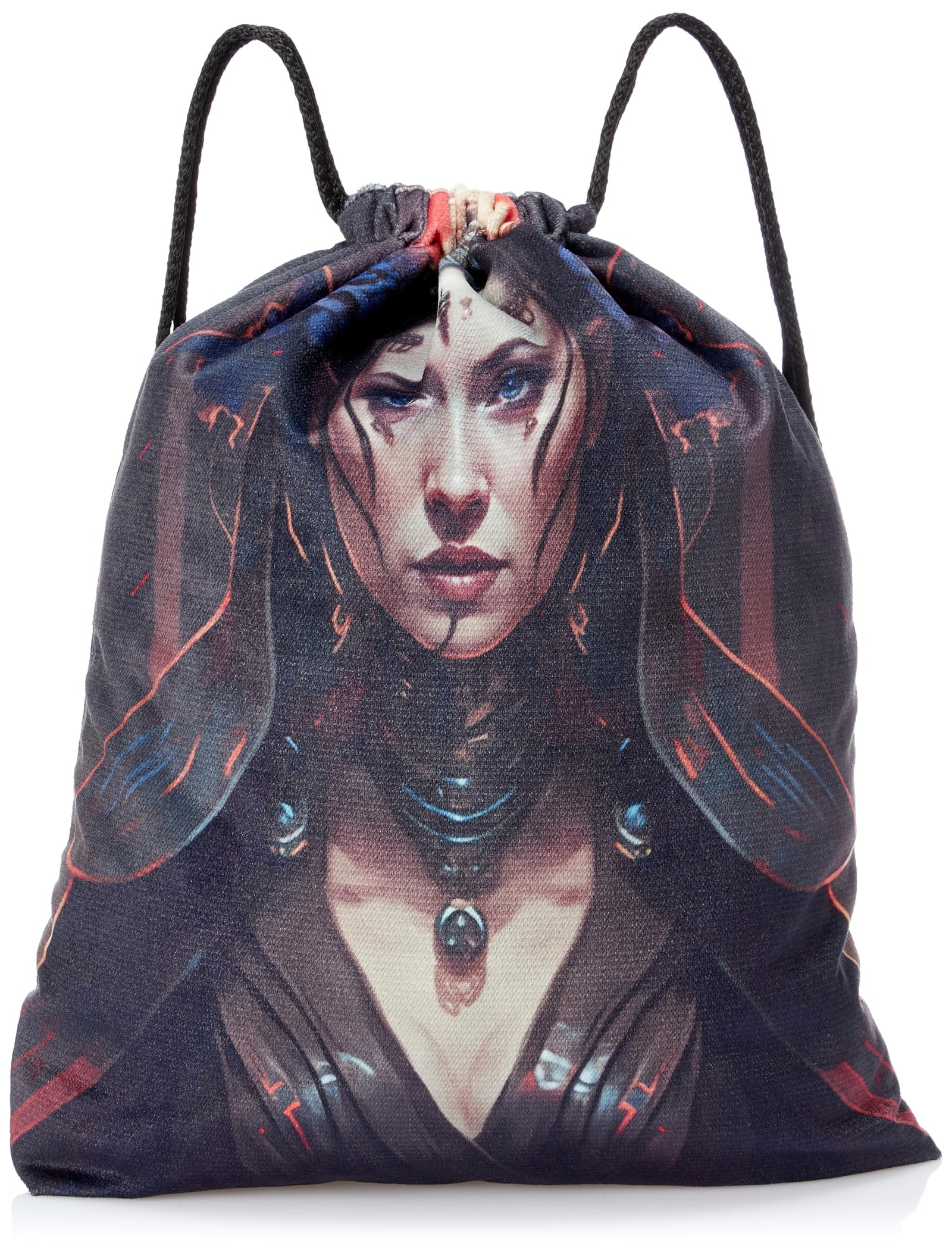 شنطة برباط سحب من تات، متعددة الالوان، مقاس L، رقم الموديل 710