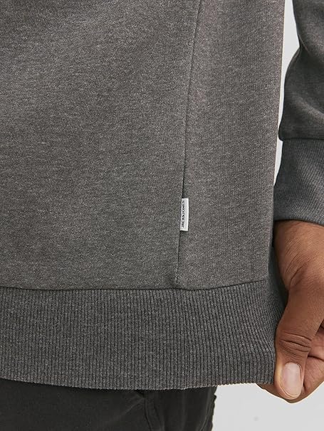 Jack & Jones Men Hoodie Grey Casual Hoodie – Safqqa Egypt