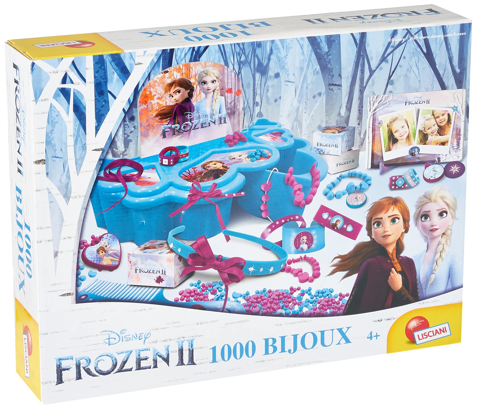 Lisciani Disney Frozen Accessory Design Kit for Girls – Creative Jewelry Making Set