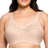 Glamorise Cotton Comfort Wirefree Bra for Plus Size Women - Safqqa