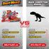 Robo Alive Zuru Dino Wars Walking T-Rex Toy with Epic Armor, Dino Blaster & Light-Up Features and Lifelike Roars