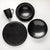 Fathy Mahmoud Porcelain tableware Dinner Set Coup 30 pcs. - Black moon 1 Base box - Safqqa Egypt