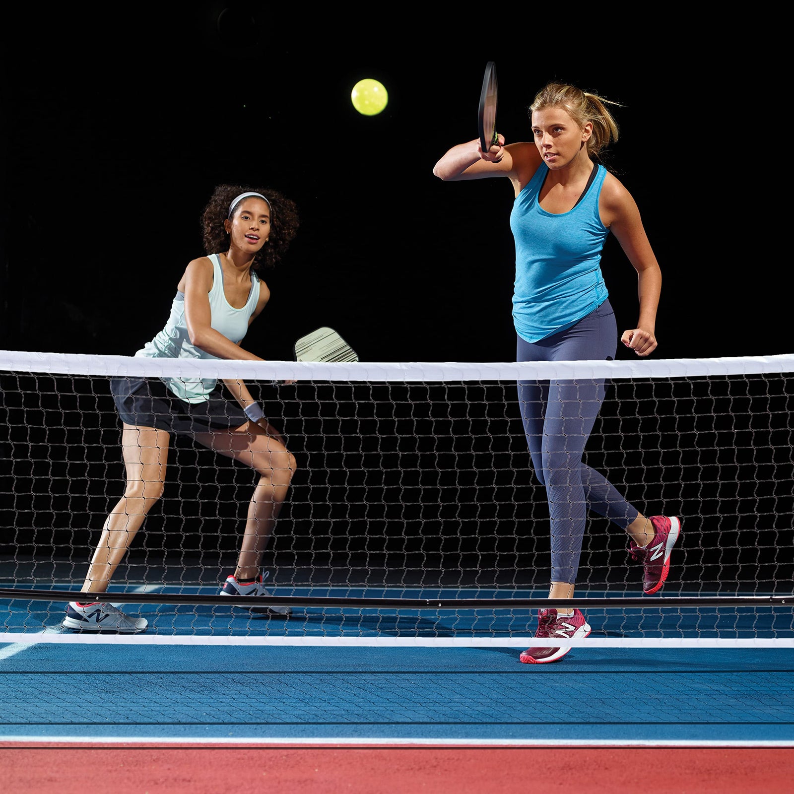 فرانكلين سبورت شبكة بيكل بول - شبكة محمولة للاستخدام الخارجي بطول 22 قدم مع حقيبة سفر