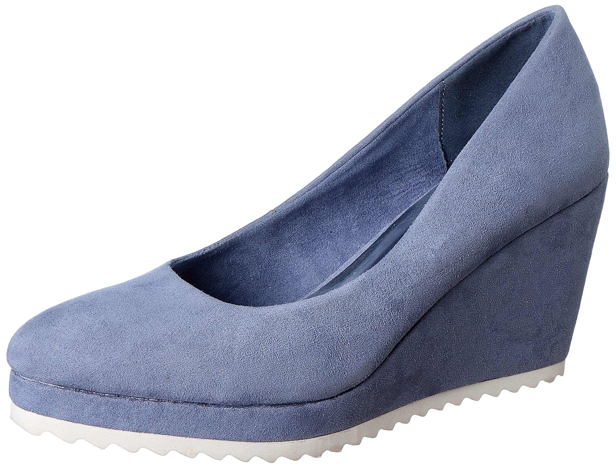 Sprox Suede Almond-Toe Wedge Shoes for Women