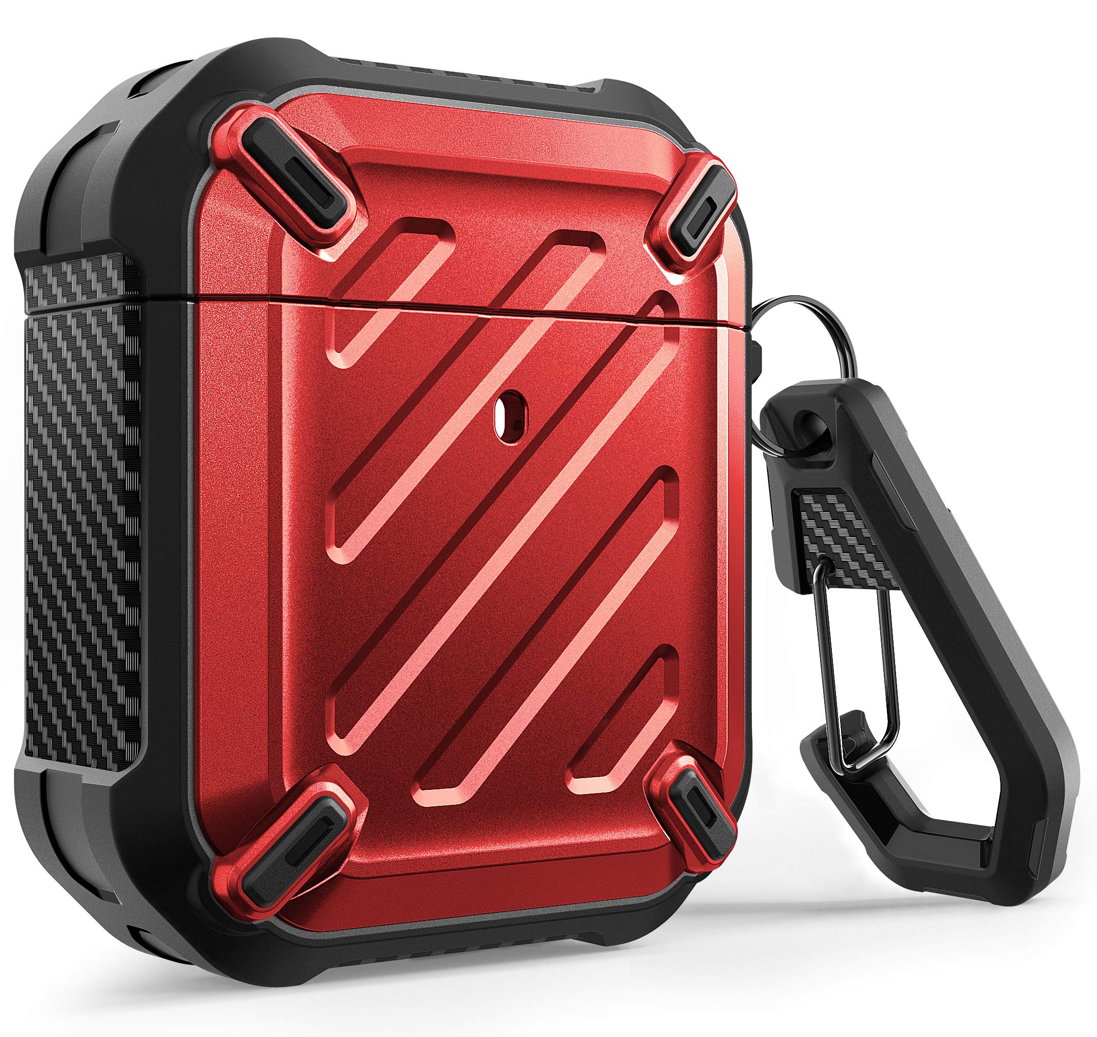 جراب SUPCASE [Unicorn Beetle Pro Series] مصممة لـ AirPods، جراب واقي قوي للجسم بالكامل متوافقة مع Apple AirPods الجيل الأول/الثاني