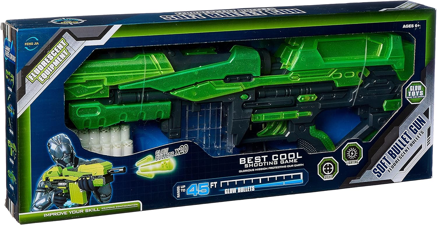 Feng Jia Fluorescent Shooting Gun Toy