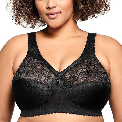 Glamorise Women's MagicLift Support Classic Bra – Comfortable Lift & Support