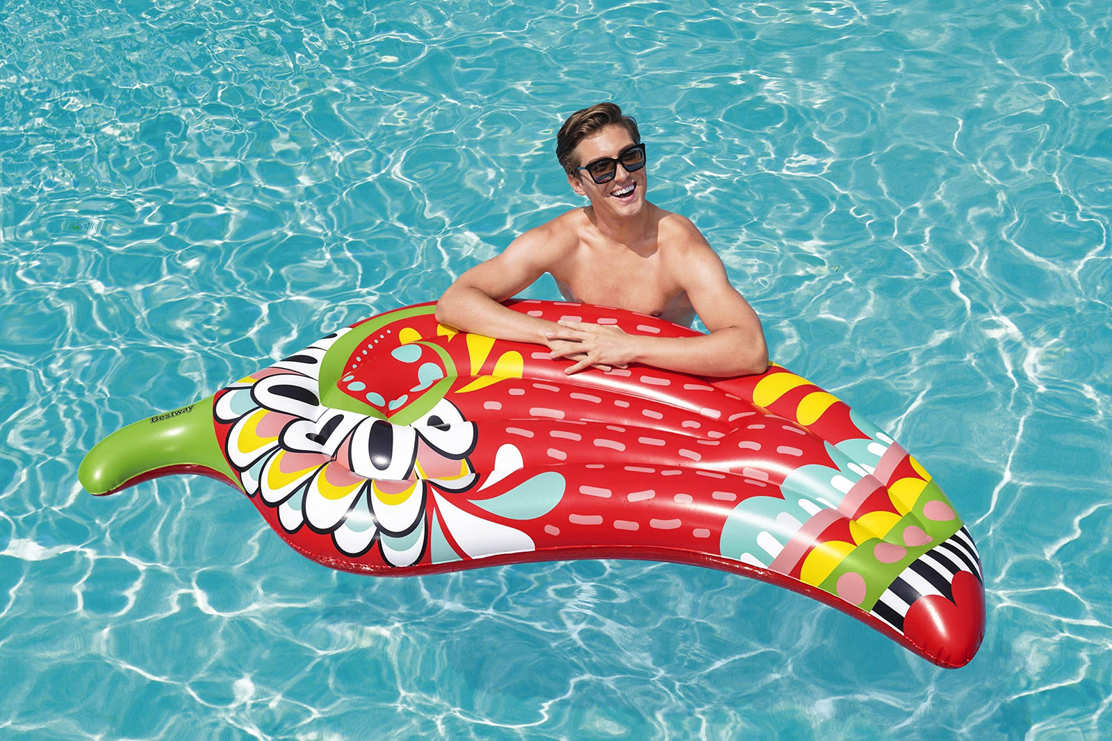 Bestway Flirty Fiesta Pepper Lounge Tube – Fun Pool Float