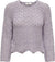 Only Women Pullover Lavender Casual Knit Sweater