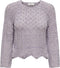 Only Women Pullover Lavender Casual Knit Sweater
