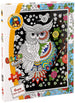 Fluffy Bear CLR-7008 Owl Coloring Puzzle - Multi Color boy toys, girl toys, birthday gift, Christmas gift, growth, fun, for kids. - Safqqa Egypt