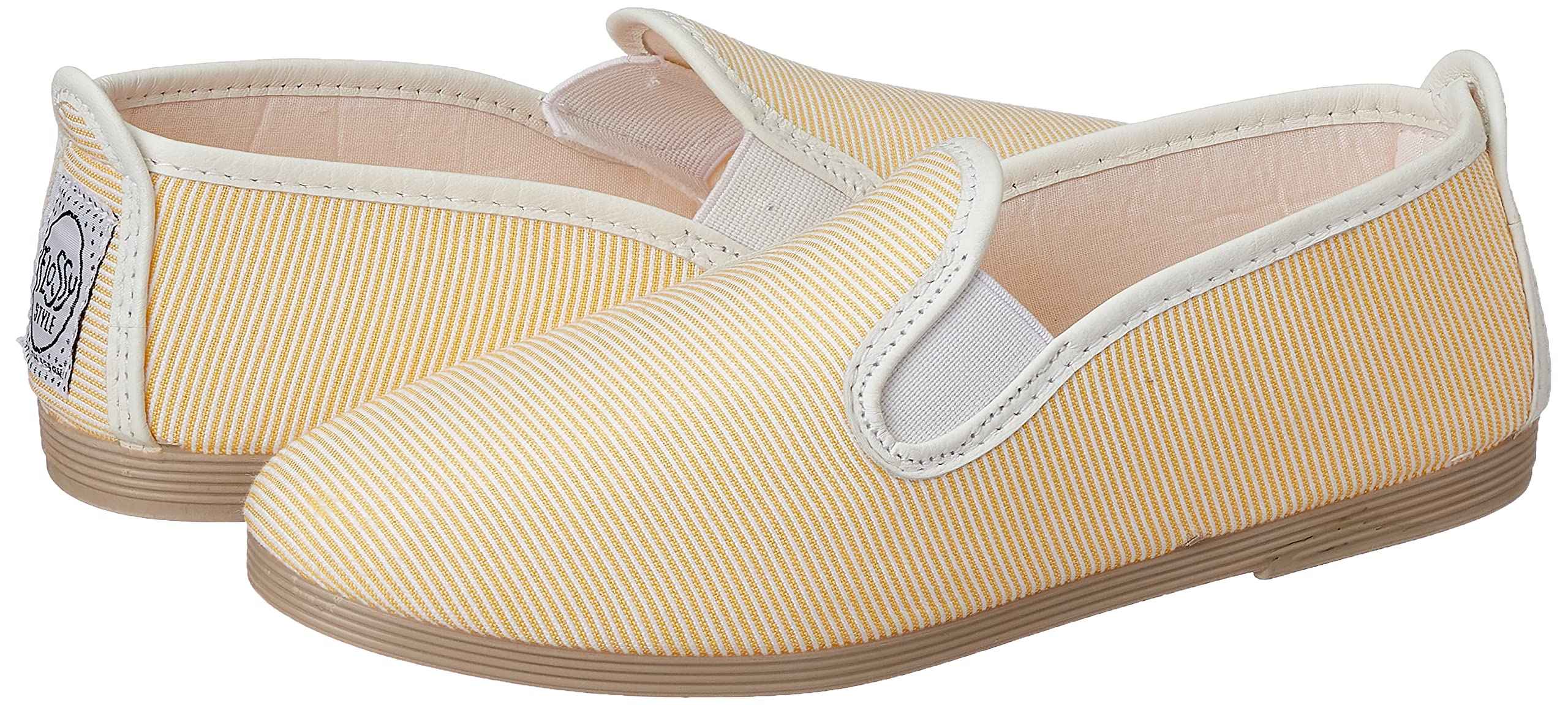 Flossy San Javier Notched-Vamp Striped Slip-On Shoes for Women - Without Box - Safqqa Egypt