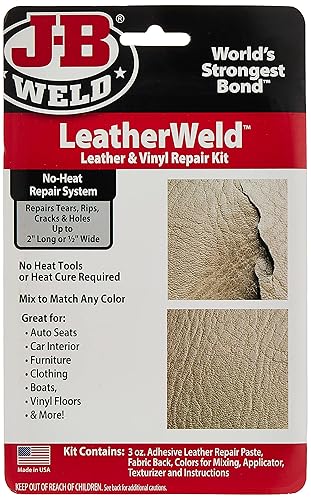 J-B Weld  Leather Repair Kit Complete kit for repairing tears, cracks, and holes – Safqqa Egypt