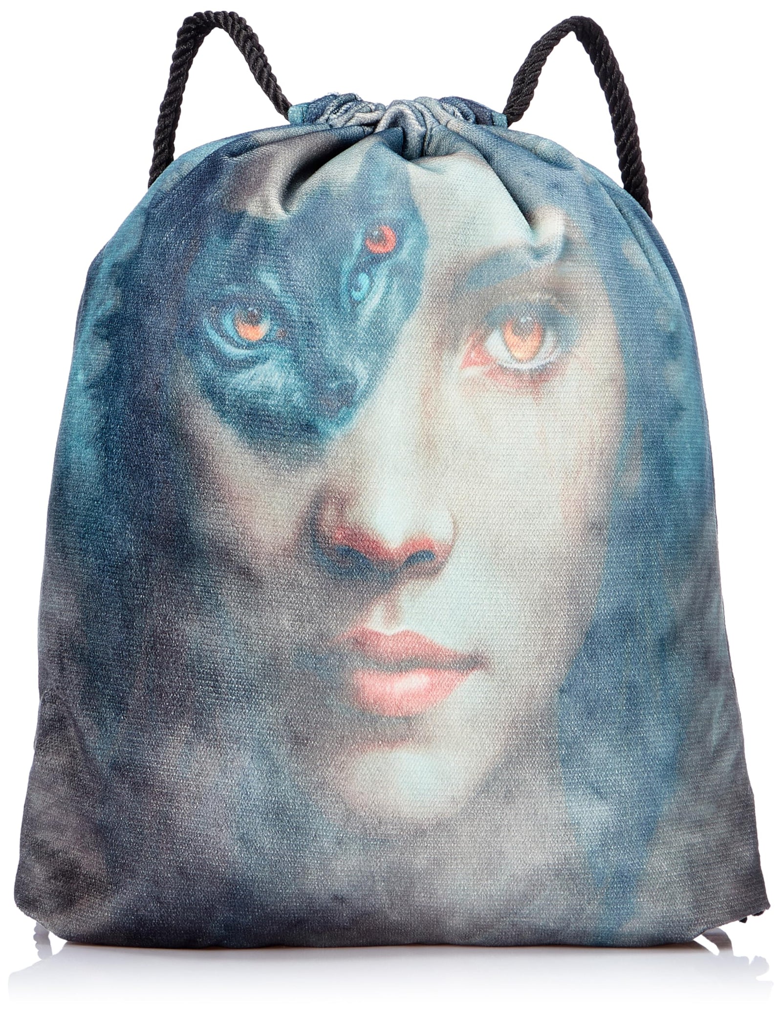 شنطة برباط من تات متعددة الالوان بمقاس كبير، موديل 553