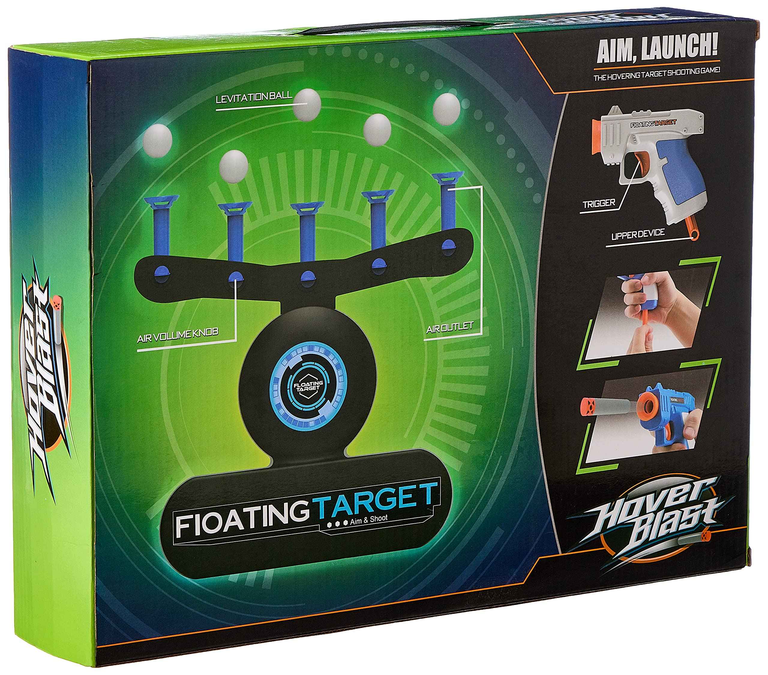 Floating target game with soft bullet for boys, 5 bullets