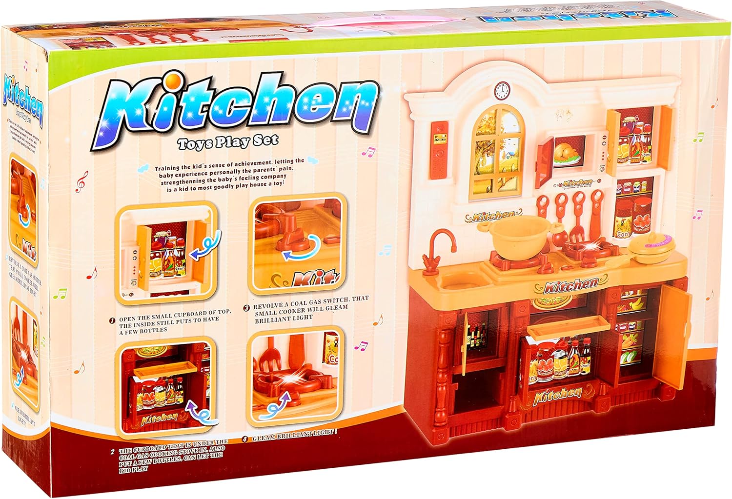 Brown Maquette Kitchen Playset