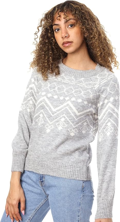 Matalan Women's Long Sleeve Casual Fit Pullover Sweater