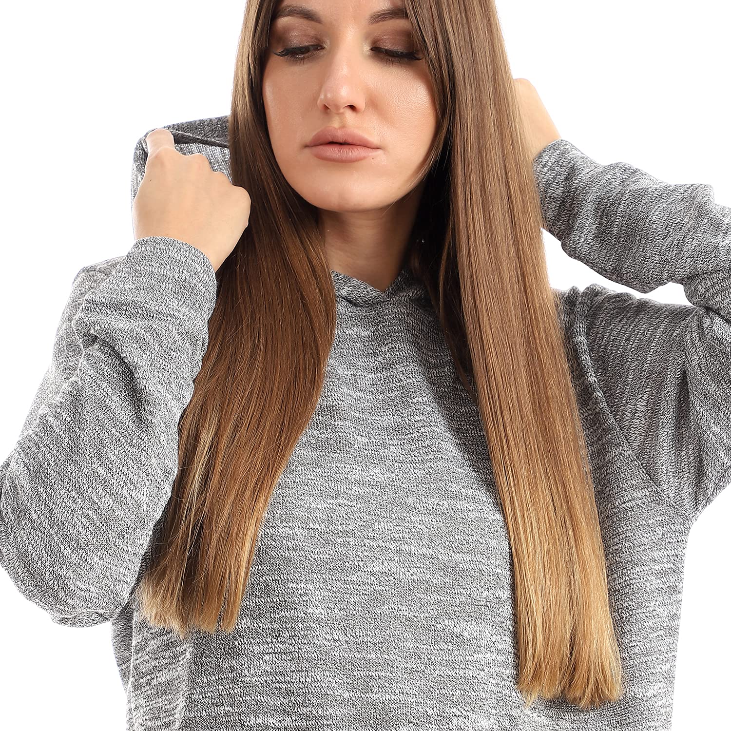 هودي JAMILA للنساء يأتي بتصميم عملي ومريح يوفر الدفء والإطلالة الكاجوال الأنيقة. مصنوع من خامة ناعمة ودافئة 