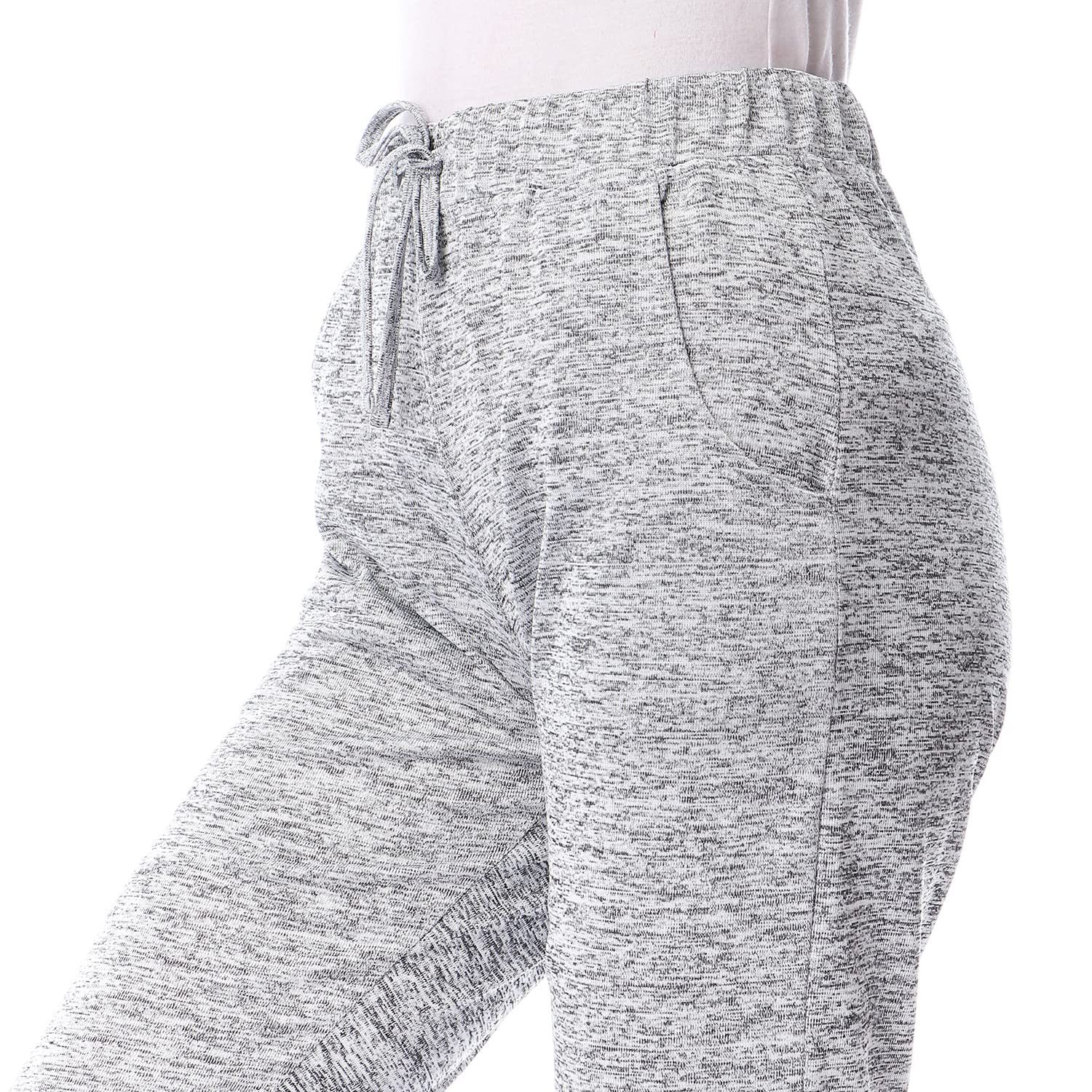 Jamila Women Side Pocket Drawstring Cuffed Cotton Sweatpants