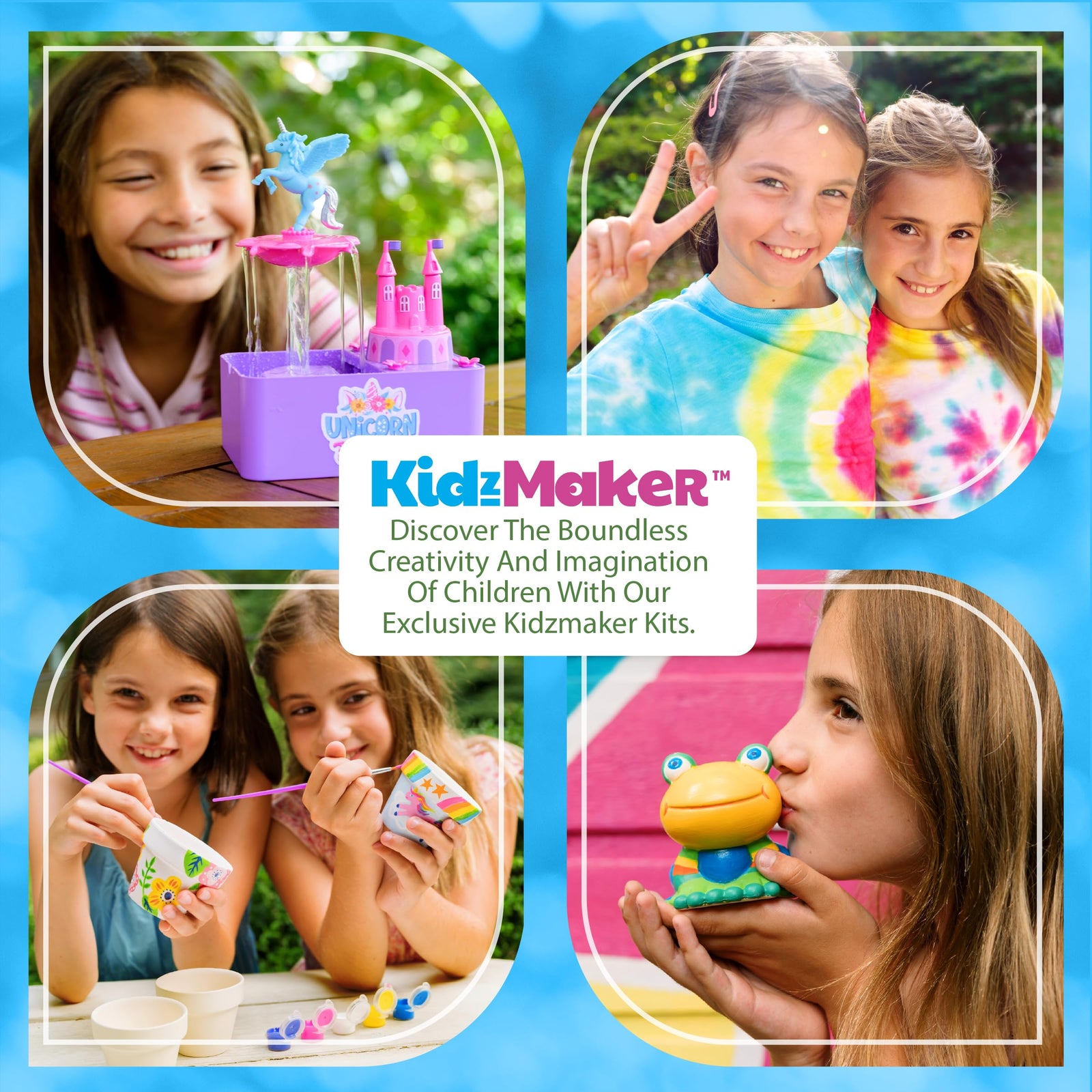 4M KidzMaker Origami Flower Lights Craft Kit – DIY Flower Paper Light String Art with 10 Color‑Changing LED Bulbs + 15 Origami Sheets,