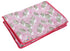 Fun Homes Metallic Leafy Print Underbed Storage Bags – 2 Pieces Non-Woven Cloth Organiser with Transparent Window