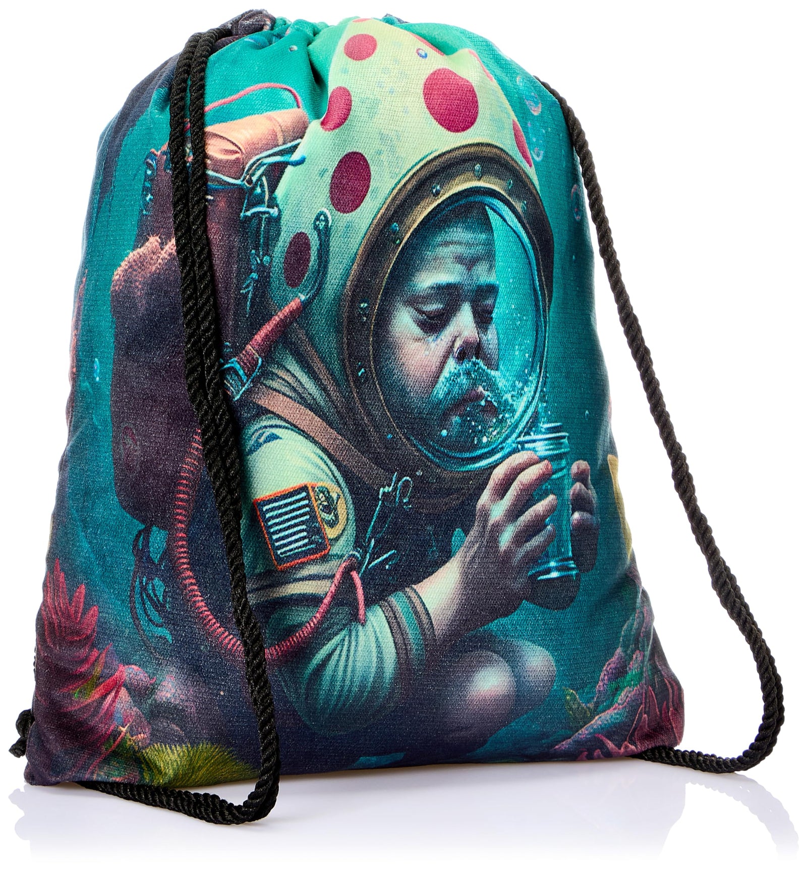 TAT DRAWSTRING BAG - 892, MultiColor, Large