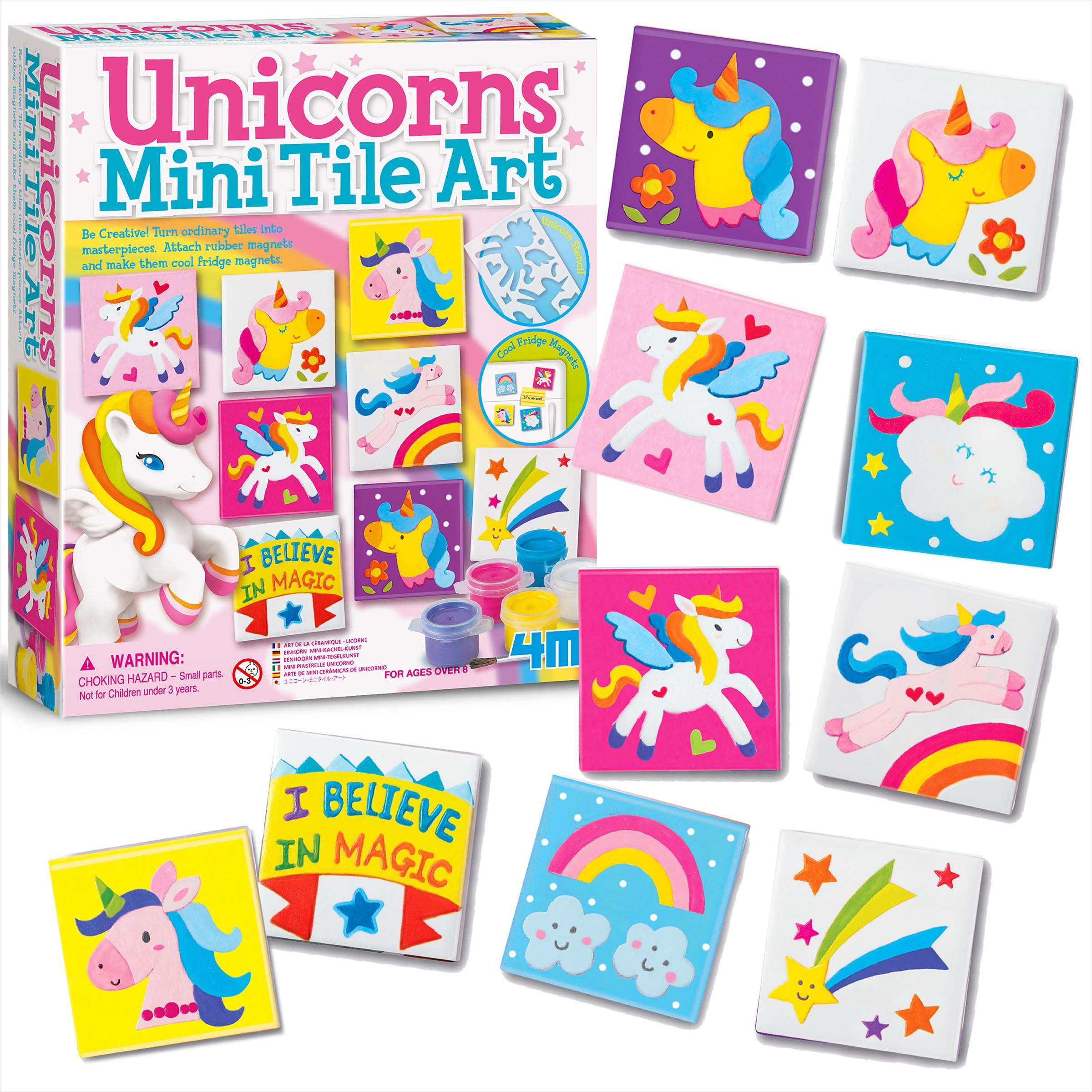 4M Unicorns Mini Tile Art Kit 4740