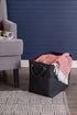 DII Polyester Storage Bin, Medium, Black
