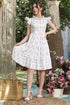 Lymio Floral Print Ruffle Hem Dress – Feminine & Stylish