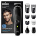 Braun 9-in-1 Style Kit 5 MGK5420 Beard, Body, Ear & Nose. With 100-min Runtime, Pouch - Black - Damage box - Safqqa Egypt