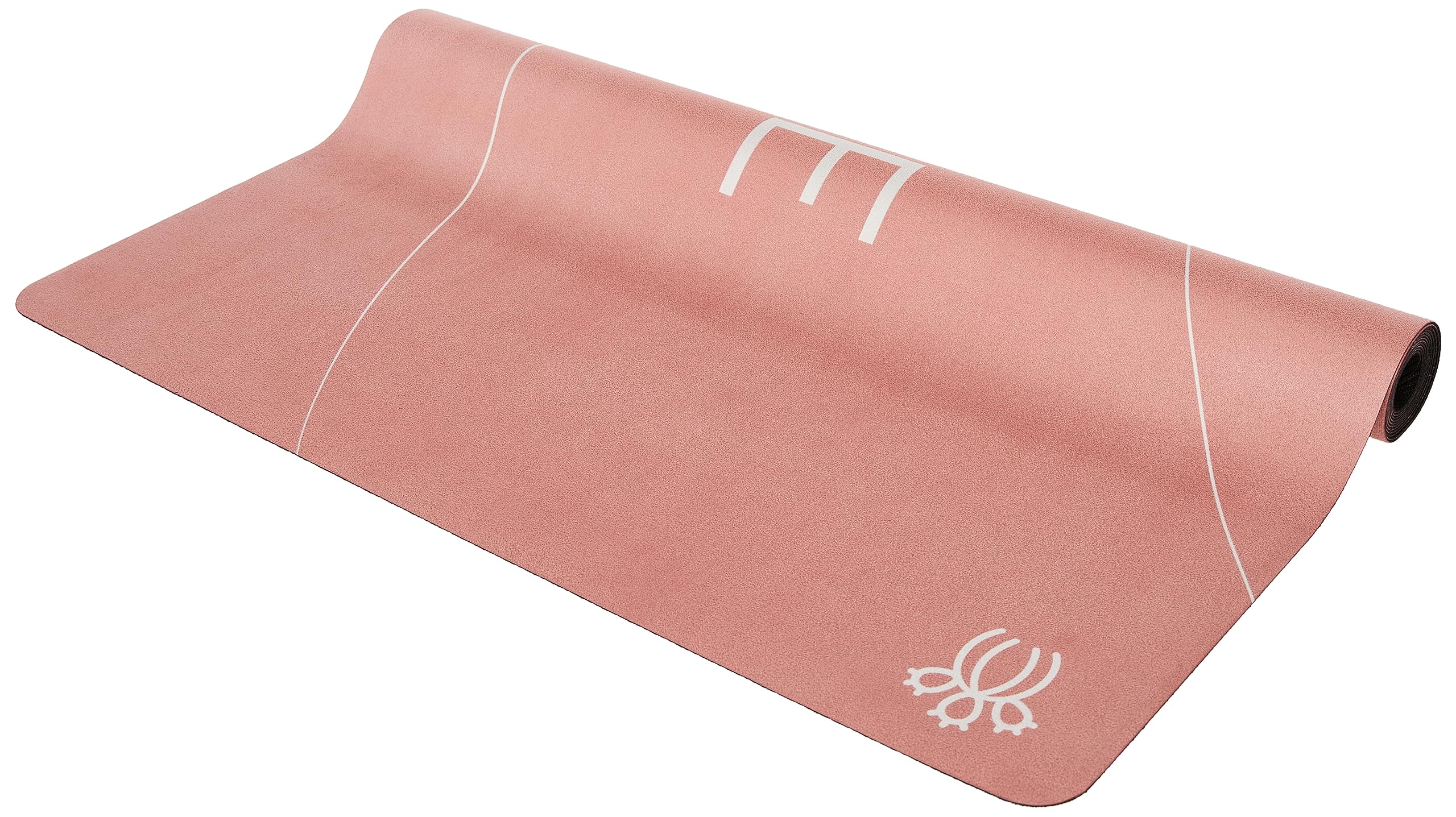 حصيرة اليوغا من بريكلي بير بتصميم فايند بالانس، بسطح من الشمواه غير قابل للانزلاق وسماكة 1 ملم. تتميز هذه الحصيرة الخفيفة جدًا والمخصصة للسفر بثبات ممتاز حتى أثناء الحركات الصعبة،