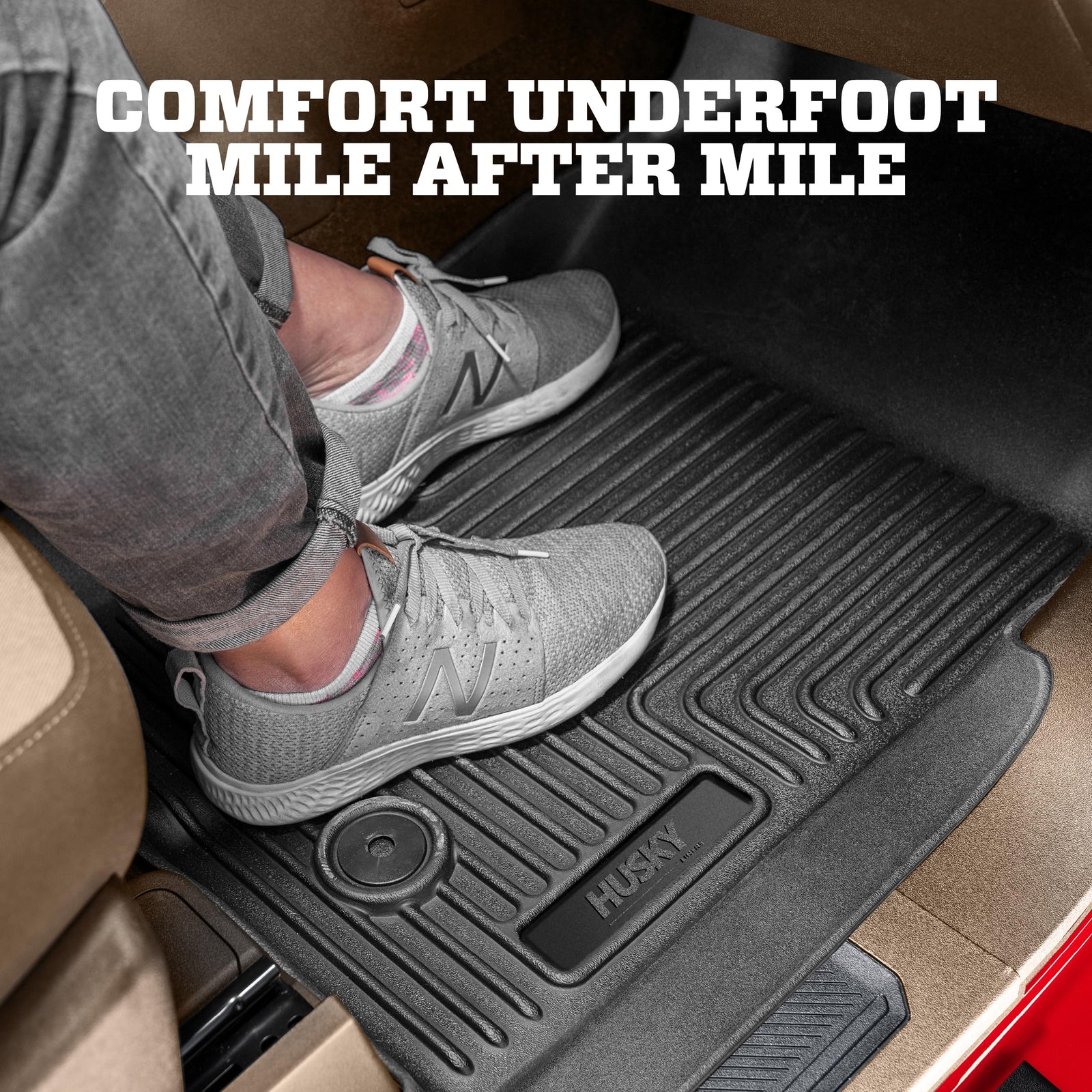 Husky Liners WeatherBeater Second Seat Floor Liner – Model 19331 (Damage Box)