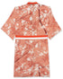 Printed Open Front Shrug with Tie Ups