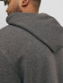 Jack & Jones Men Hoodie Grey Casual Hoodie