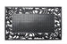 دعاسة مدخل مطاطية J & M Home Fashions بتصميم إطار أوراق – مقاس 18 × 30 بوصة