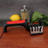 Generic Professional Knife Sharpener - Non-Slip Base, Fast Sharpening, 3 Stage Manual Sharpener for Kitchen Utensils (Red and Black)