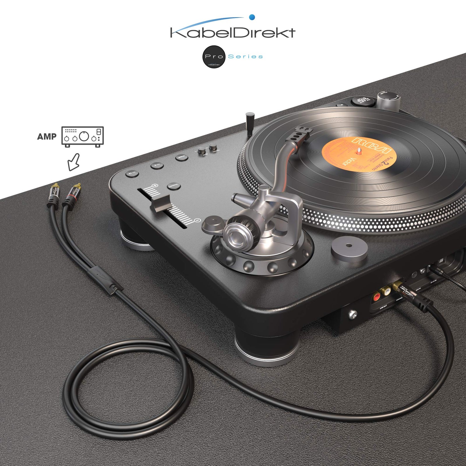 كابل KabelDirekt 458 بطول 1.5 متر RCA/phono Y، 1 إلى 2 RCA/phono، كابل صوت ستيريو (مقابس محورية ذكر/ذكر، تناظري/رقمي، محول للغواصات/الأمبير/Hi-Fis/السينما المنزلية/أجهزة الاستقبال) أسود