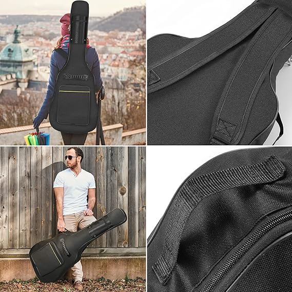 LHTECHTOY Guitar Bag 40–41 Inch Acoustic Gig Bag Backpack Oxford Case
