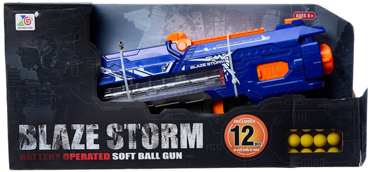 مسدس الكرات اللينة Blaze Storm اليدوي للأطفال من Zecong Toys - متعدد الألوان