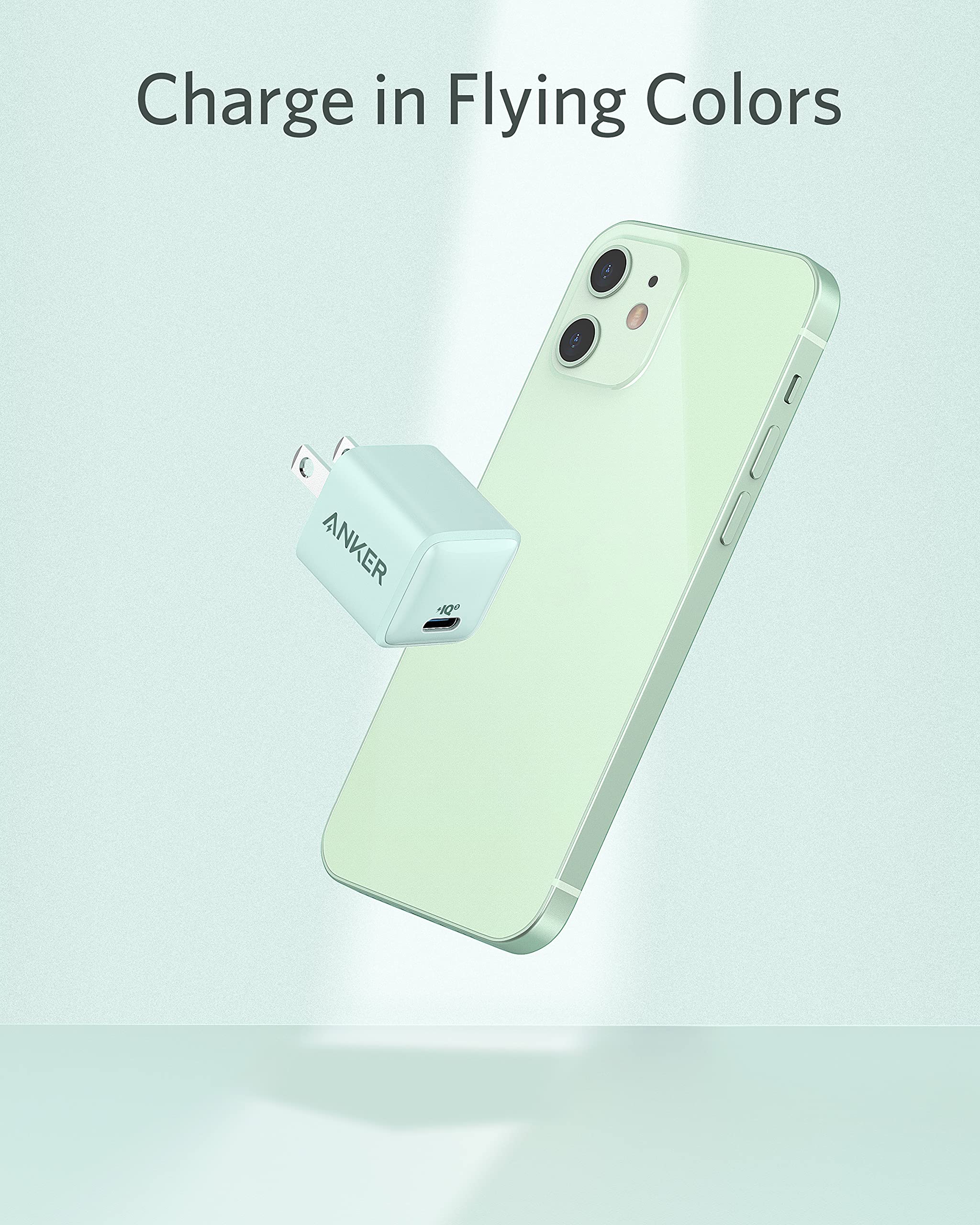شاحن أنكر USB C 511، PIQ 3.0 شاحن سريع متين ومضغوط، أنكر نانو للآيفون