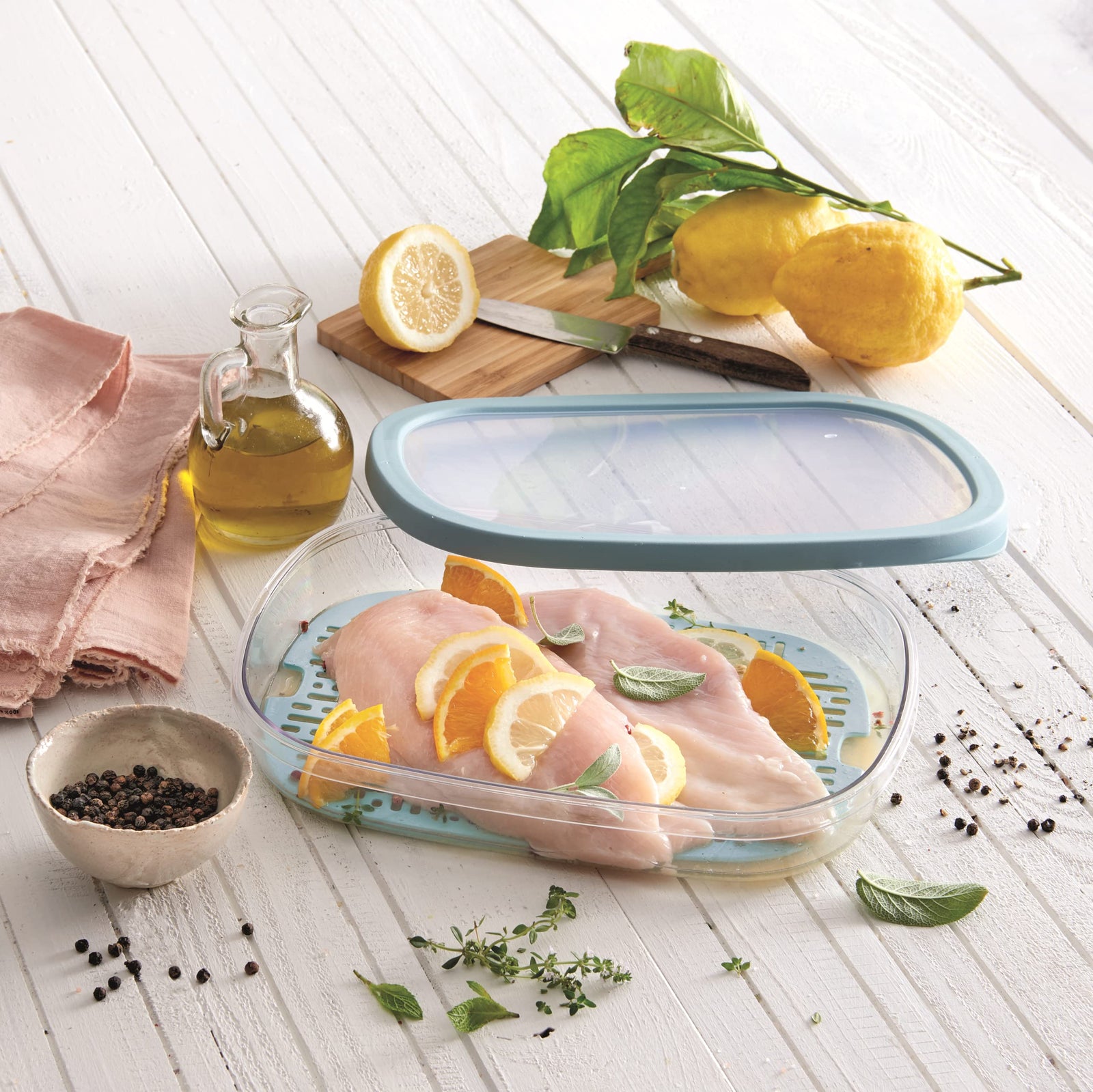 Snips Saving Food Container - 1,50 L- 28,5 x 20,5 x 4,5 cm Made in Italy