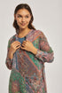 Dalydress womens Printed Shirt Dress 240-102-3010-96 Dress