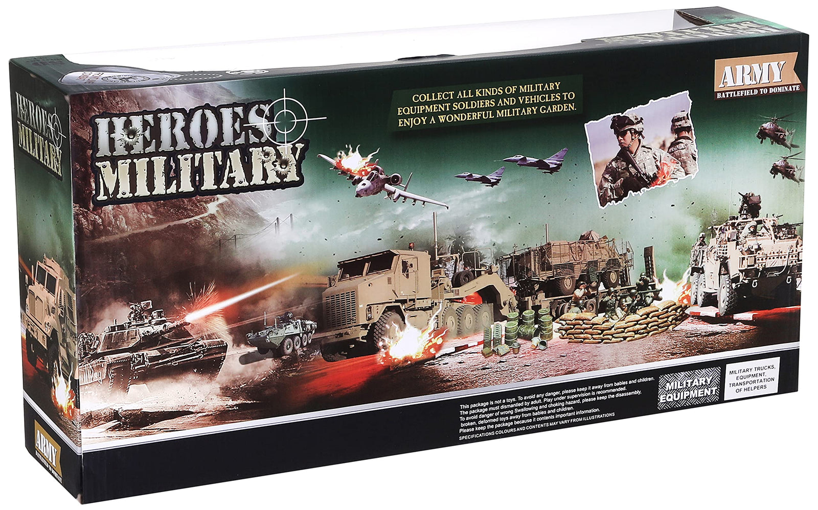 Army vehicles and vehicles 6 pieces + 3 years