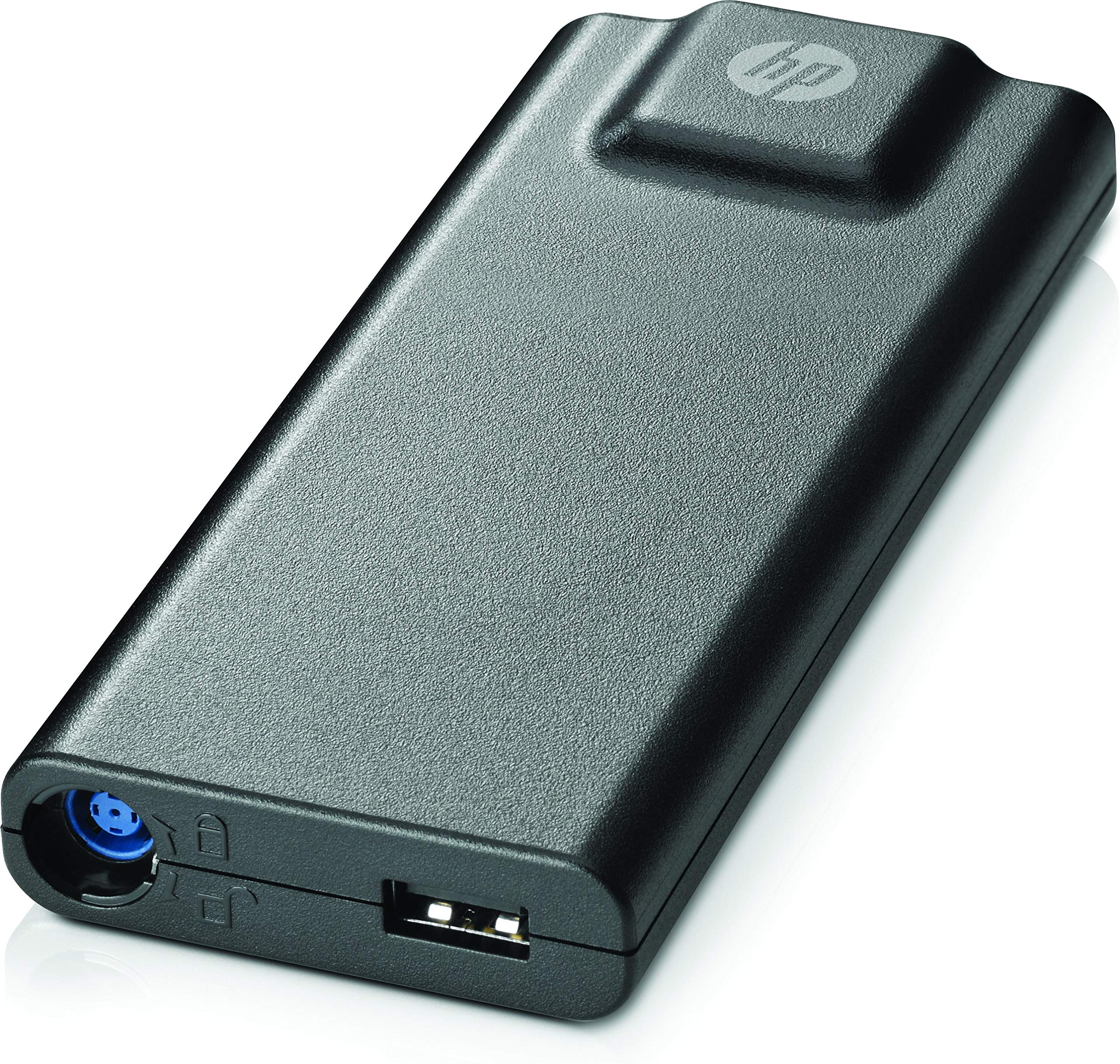 محول تيار متردد HP Slim - G6H45AA#ABB - 90 واط - 5 فولت تيار مستمر للكمبيوتر المحمول، الهاتف المحمول، مشغل الصوت/الفيديو المحمول